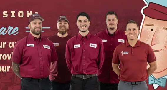 team of friendly techs